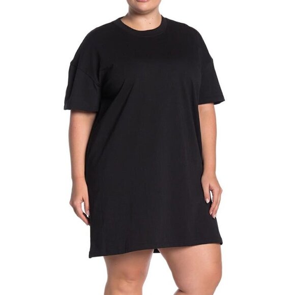 Madewell Women's Tee Dress in Cotton - Black - Picture 3 of 4